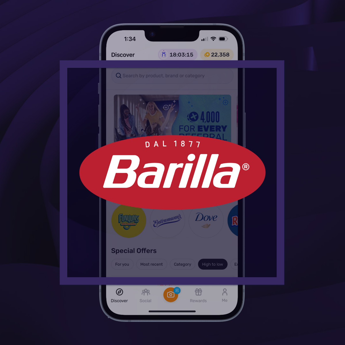 Barilla launches a premium brand with the Fetch App | Fetch For Business